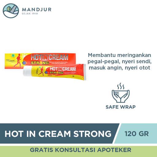 Hot In Cream Strong 120 Gr - Apotek Mandjur