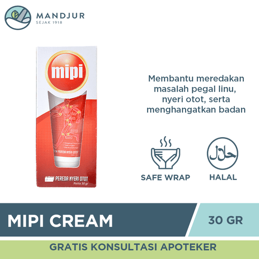 MIPI Cream 30 Gr - Apotek Mandjur
