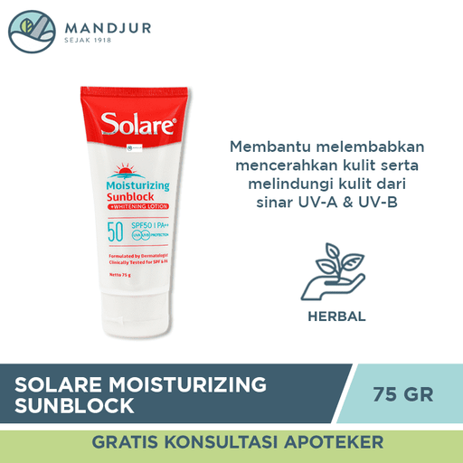 Solare SPF 50 Sunblock - Apotek Mandjur