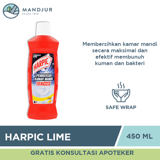 Harpic Lime Botol 450 ML - Apotek Mandjur