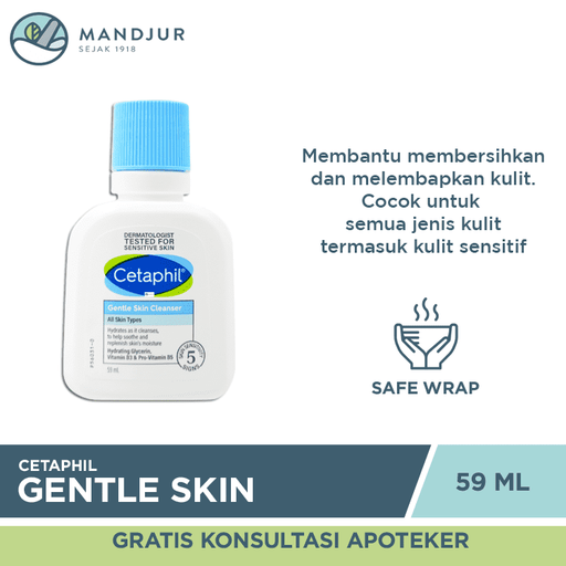 Cetaphil Gentle Skin Cleanser 59 mL - Apotek Mandjur