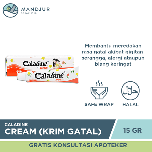 Caladine Cream 15 Gr - Apotek Mandjur