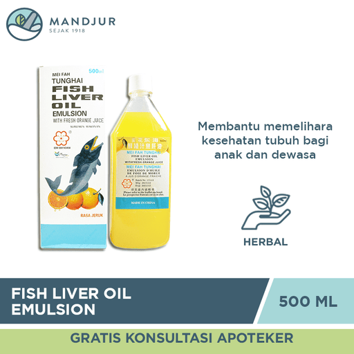 Tung-Hai Tri-Vitamins & COD Liver Oil Emulsion - Apotek Mandjur