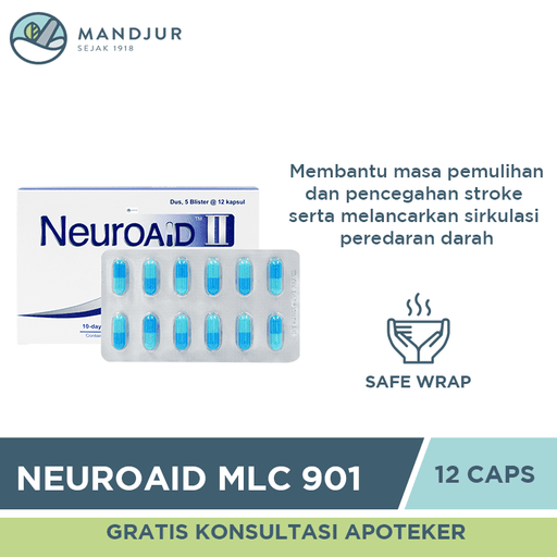 Neuroaid II (MLC 901) Strip 12 Kapsul - Apotek Mandjur