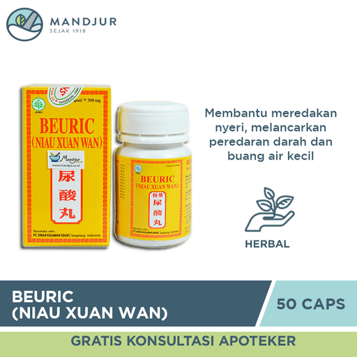 Beuric (Niau Xuan Wan) - Botol Isi 50 - Apotek Mandjur