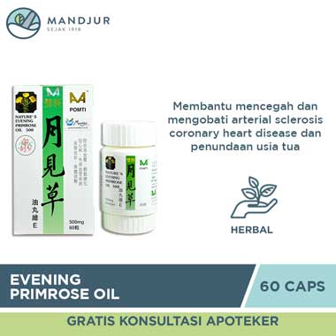 Evening Primrose Oil 500mg - Apotek Mandjur