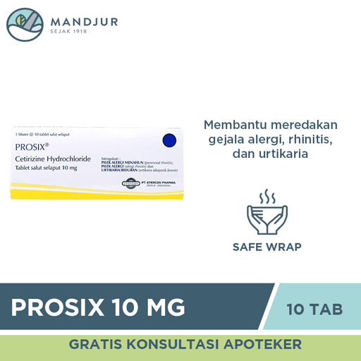 Prosix 10 Mg 10 Tablet - Apotek Mandjur