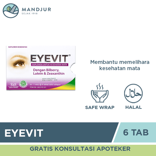 Eyevit 6 Tablet - Apotek Mandjur