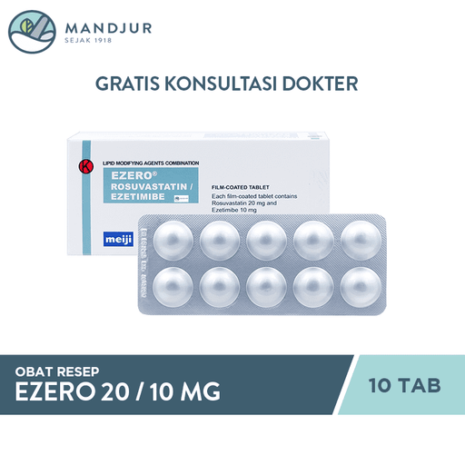 Ezero 20/10 mg 10 Tablet - Apotek Mandjur