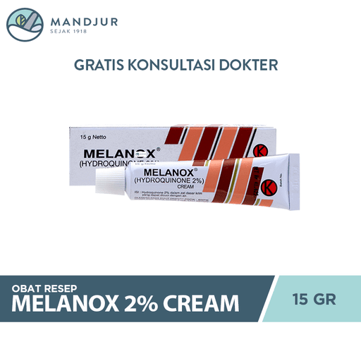 Melanox 2% Cream 15 g - Apotek Mandjur