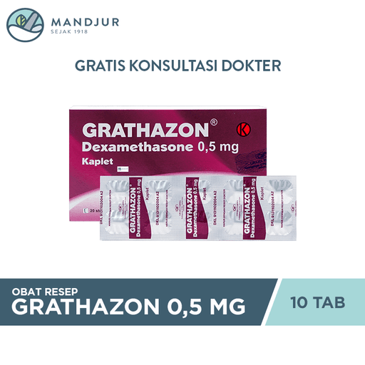 Grathazon 0.5 mg 10 Kaplet - Apotek Mandjur
