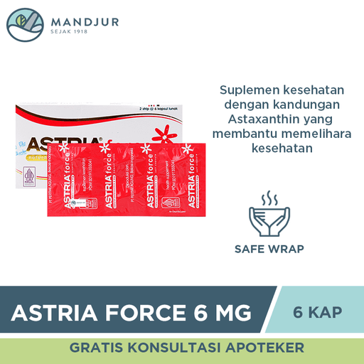 Astria Force 6 mg 6 Kapsul - Apotek Mandjur