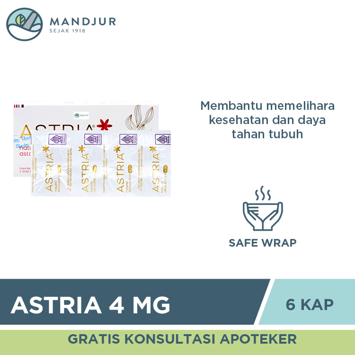 Astria 4 mg 6 Kapsul
