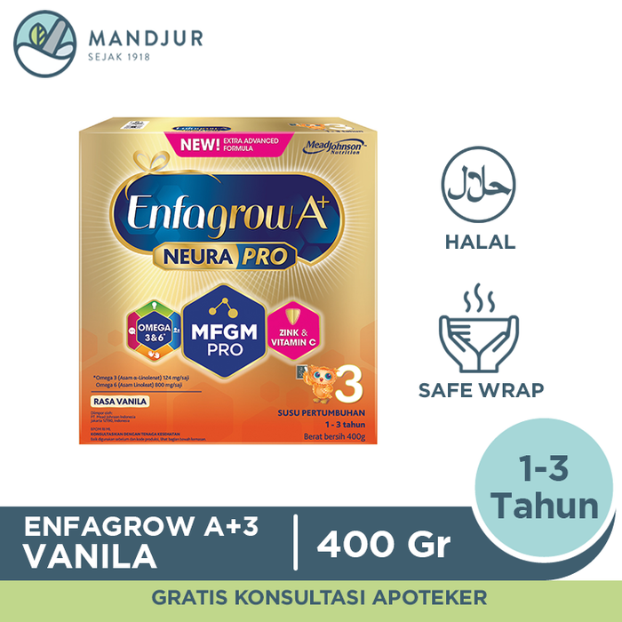 Enfagrow A+3 Vanila 400 gram