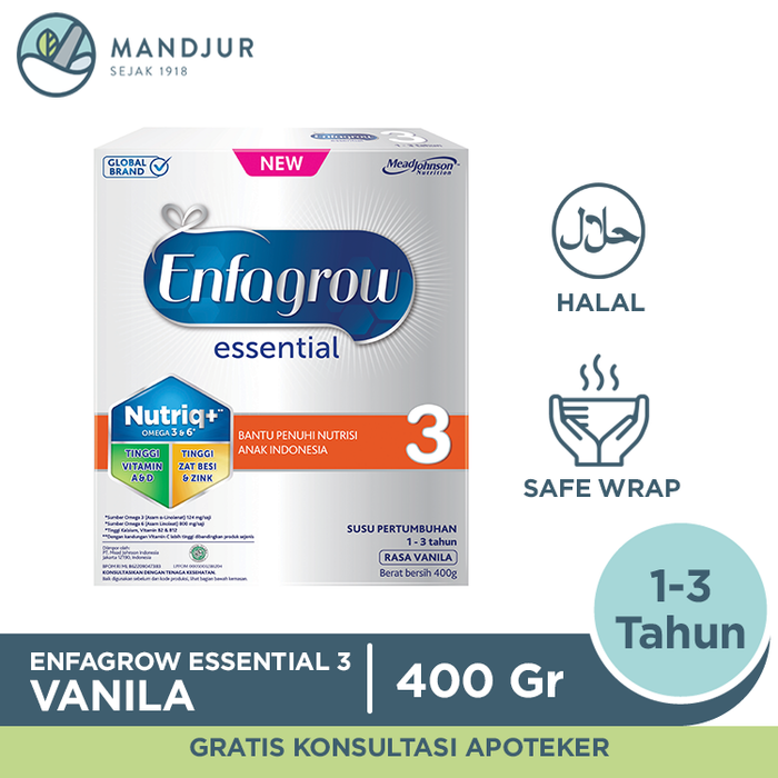 Enfagrow Essential 3 Vanila 400 Gram