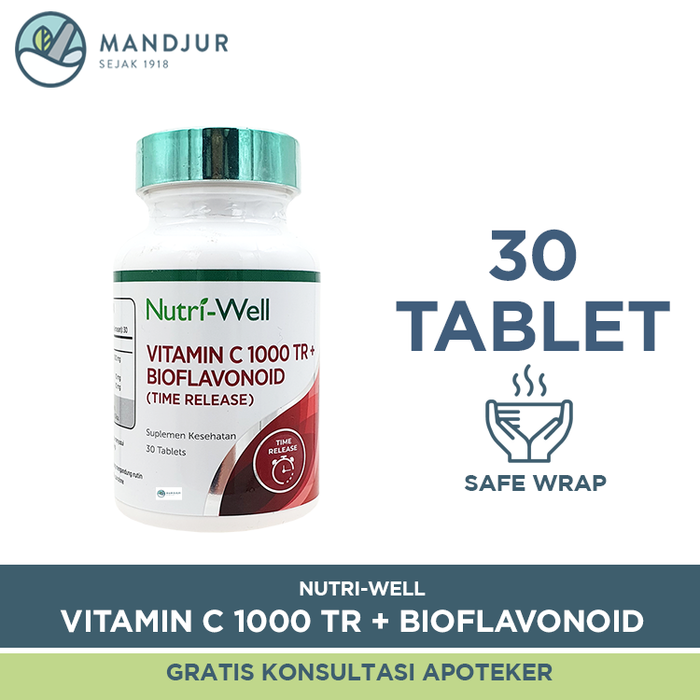 Nutriwell Vitamin C 1000 TR + Bioflavonoid 30 Tablet