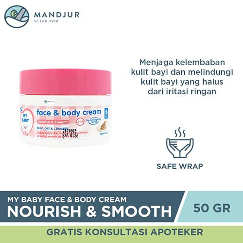 My Baby Face & Body Cream Nourish & Smooth 50 Gr