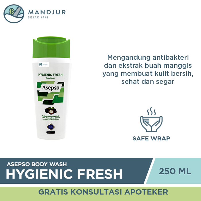 Asepso Body Wash Hygiene Fresh 250 ML