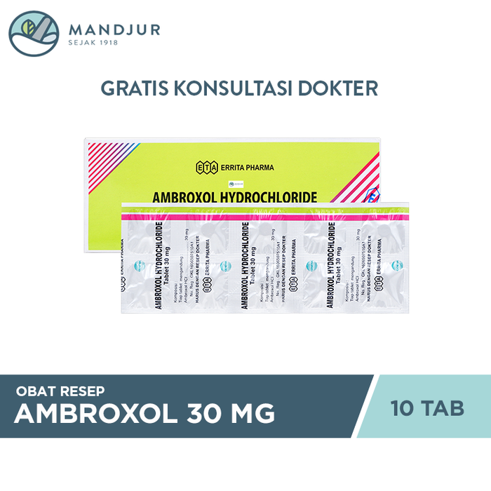 Ambroxol 30 mg Strip 10 Tablet