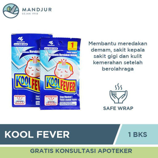 Kool Fever Sachet - Isi 1 Lembar - Apotek Mandjur