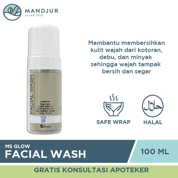 Ms Glow Facial Wash 100 ML - Apotek Mandjur