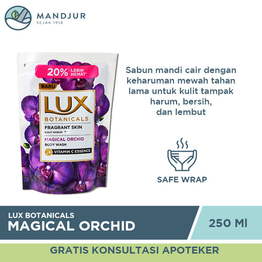 Lux Botanicals Sabun Mandi Cair Magical Orchid 250 ML - Apotek Mandjur