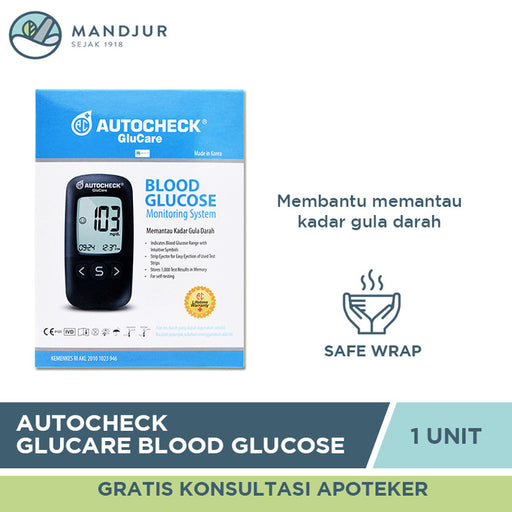 Autocheck Glucare Alat Cek Gula Darah - Apotek Mandjur