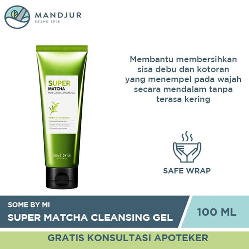 SOME BY MI Super Matcha Pore Clean Cleansing Gel 100 ML - Apotek Mandjur