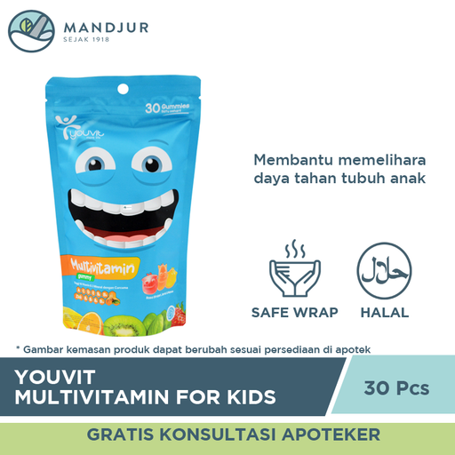 Youvit Multivitamin For Kids 30 Gummies - Apotek Mandjur