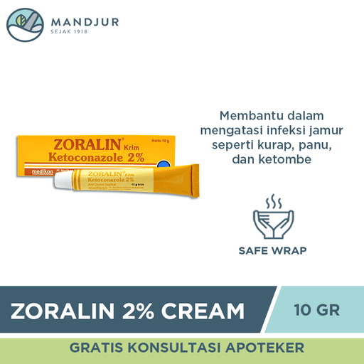 Zoralin 2% Cream 10 g - Apotek Mandjur