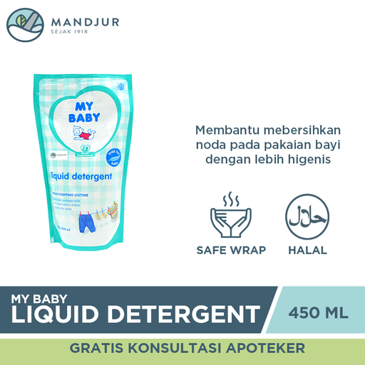 My Baby Liquid Detergent Refill 450 mL - Apotek Mandjur