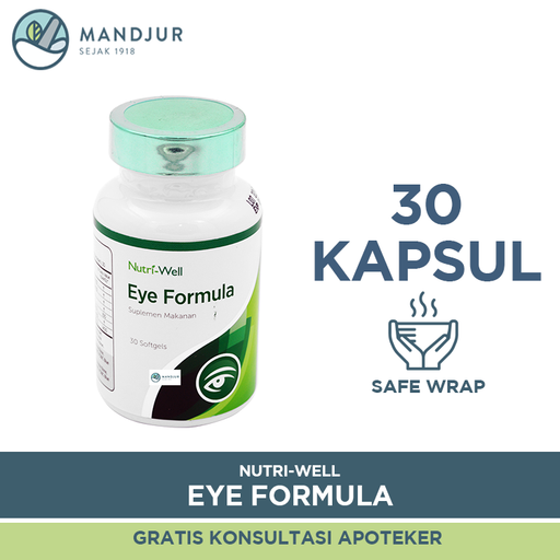 Nutriwell Eye Formula 30 Kapsul - Apotek Mandjur