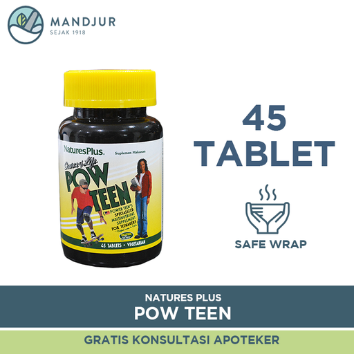 Natures Plus POW TEEN 45 Tablet - Apotek Mandjur