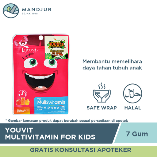 Youvit Multivitamin For Kids Sachet - Apotek Mandjur