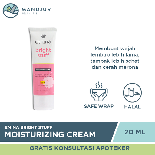 Emina Bright Stuff Moisturizing Cream 20 ML - Apotek Mandjur