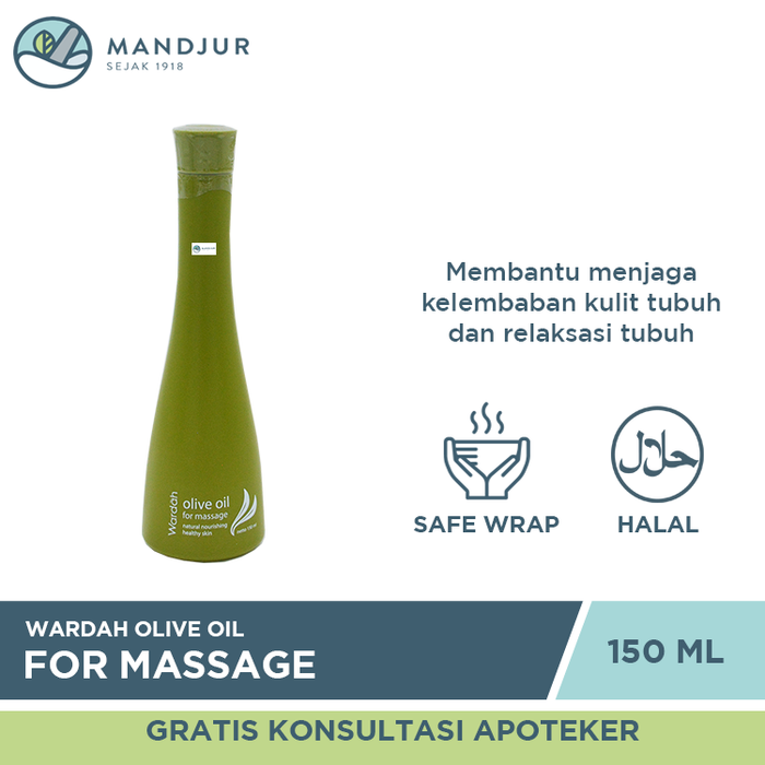 Wardah Olive Oil For Massage 150 ML - Apotek Mandjur