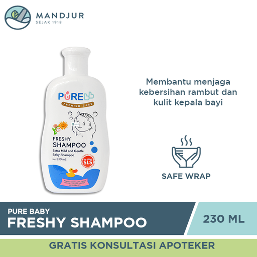 Pure Baby Shampoo Freshy 230 ML - Apotek Mandjur