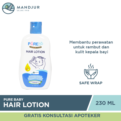 Pure Baby Hair Lotion 230 ML - Apotek Mandjur