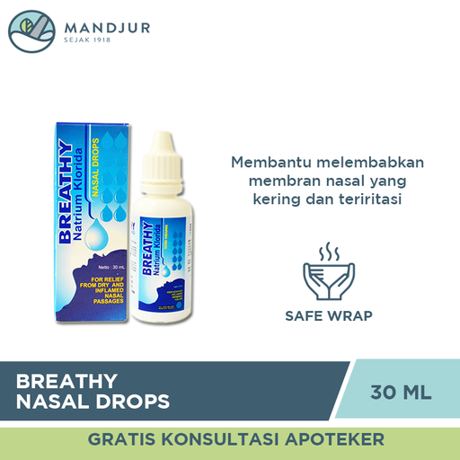 Breathy Nasal Drops 30 ML - Apotek Mandjur