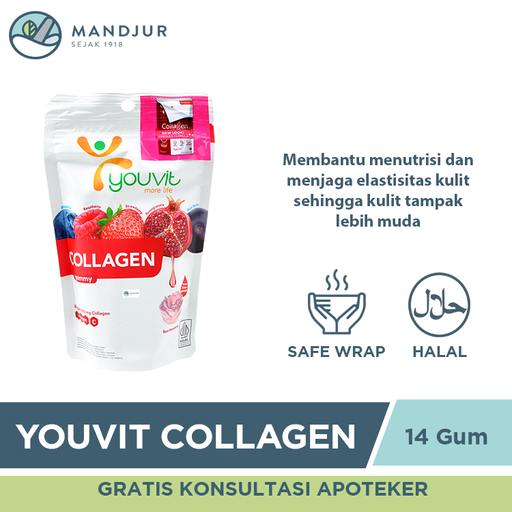 Youvit Collagen 14 Gummies - Apotek Mandjur