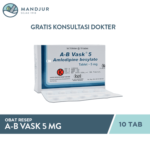 A-B Vask 5 Mg 10 Tablet - Apotek Mandjur