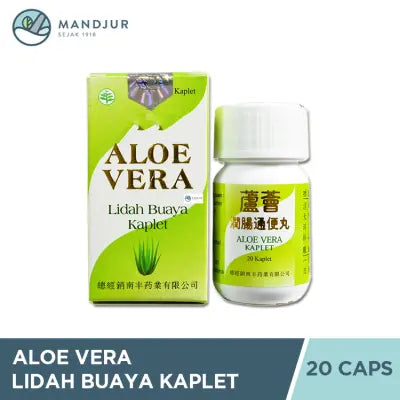 Aloe Vera Lidah Buaya Kaplet (Lu Hui Run Chang Thung Pien Wan)
