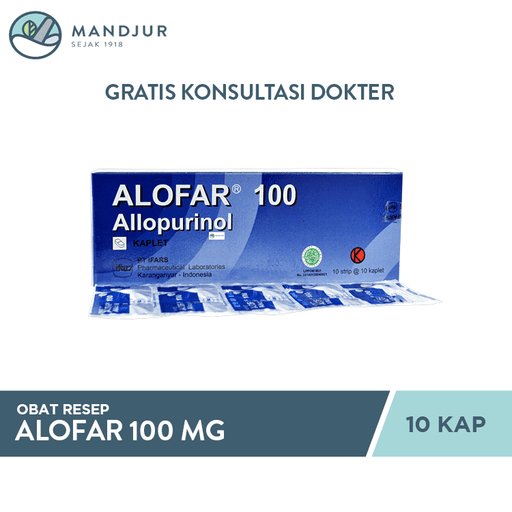 Alofar 100 mg 10 Kaplet - Apotek Mandjur