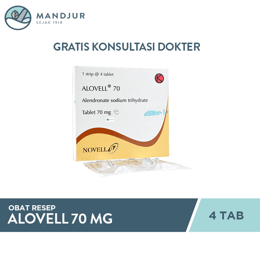 Alovell 70 Mg 4 Tablet - Apotek Mandjur