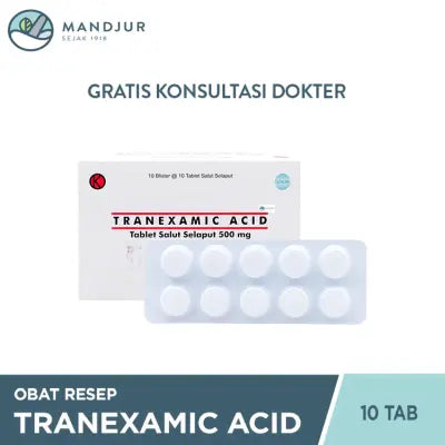 Asam Traneksamat 500 mg 10 Tablet