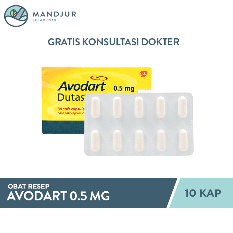 Avodart 0.5 Mg 10 Kapsul — Apotek Mandjur
