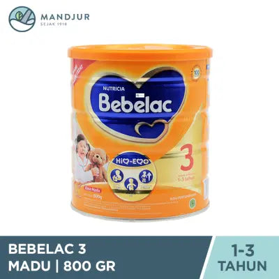 Bebelac 3 Madu Susu Pertumbuhan Bubuk 800 Gr
