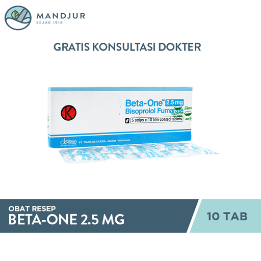 Beta-One 2.5 mg 10 Tablet - Apotek Mandjur