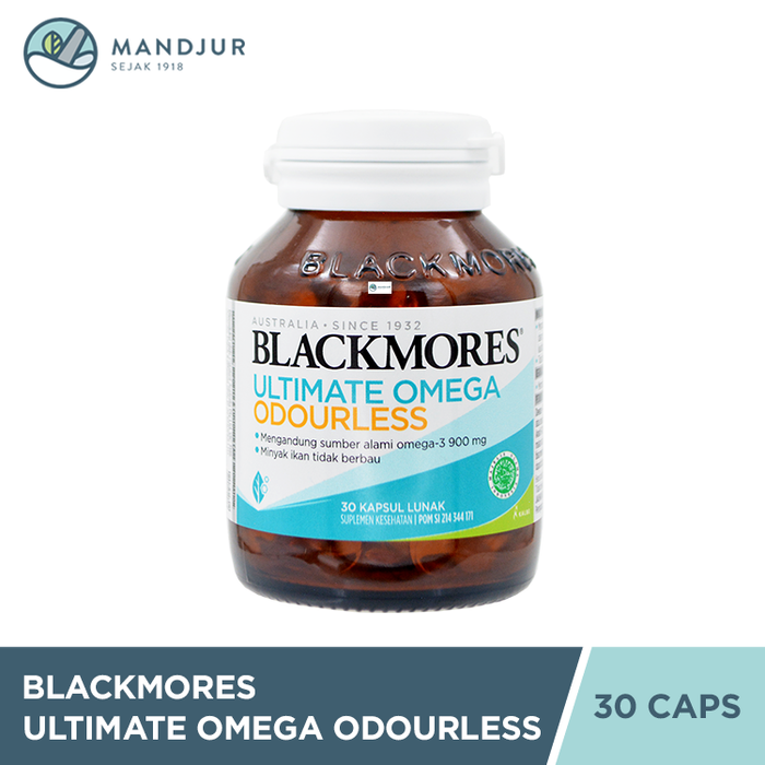 Blackmores Ultimate Omega Odourless 30 Tablet — Apotek Mandjur