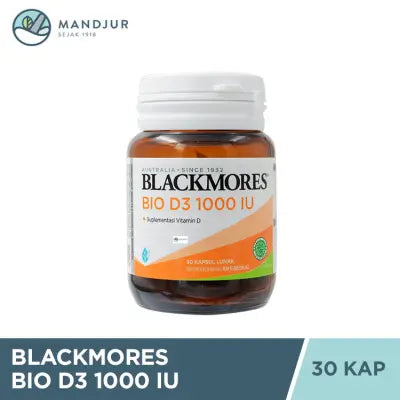 Blackmores Bio D3 1000 IU 30 Kapsul
